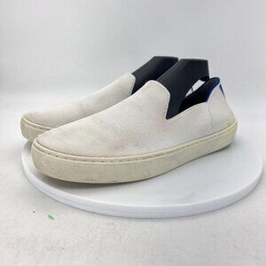 Rothy’s The Original Women Size 8 Bright White Textile Slip On Flat Shoes
